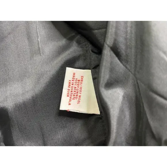 Murano Wool Single-Breasted 3/4 Long Women's Overcoat, Size 12 - Picture 4 of 4